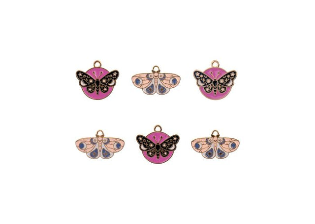 DZ0467-047: Sweet & PetiteCharm Set Summer Butterfly 6PPK