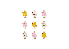 DZ0467-053: Sweet & PetiteCharm Set Little Chicks 9PPK