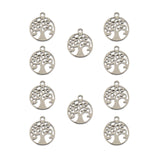 DZ0468-011: Steel Charm 8.2x9.7mm Tree of Life SPL 10PPK