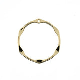 DZ1405-05: Beadwork Findings Gold Circle 33mm 3pcs
