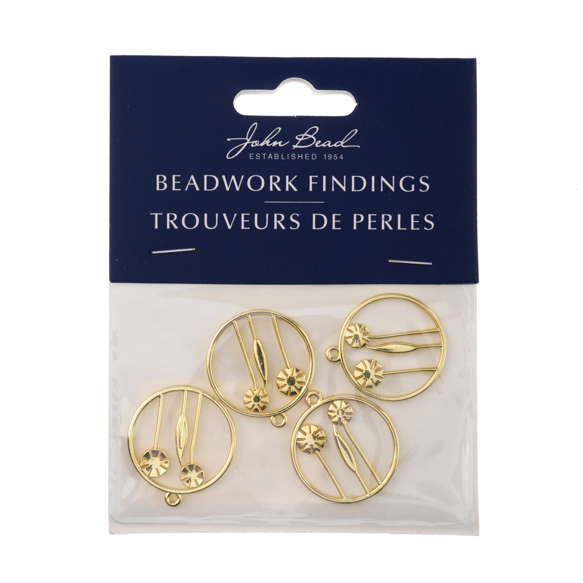 DZ1405-35: BeadWork Findings Gold