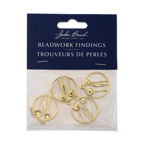 DZ1405-35: BeadWork Findings Gold