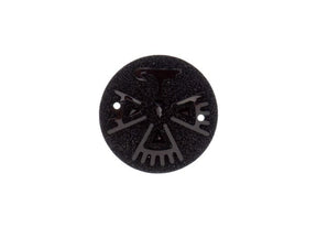 DZ8815-10: Sew-On Resin Sparkle Eagle 25mm Black - 10PPK