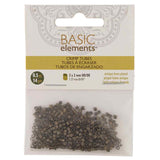 FI163-ABBULK: Crimp Tube ANT BRASS Plate 2mm - .5OZ