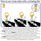 FI163-ABBULK: Crimp Tube ANT BRASS Plate 2mm - .5OZ