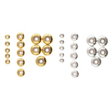 FI999-009MX: Silicone Stopper Beads/Slide on Clasp Asst 30PPK