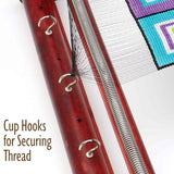 FI418-BLW12: Bead Loom - Extra Wide 12.5x13x3 Inches - Wood