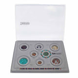 FI476-BBS8F: Beadsmith Flocked Bracelet Bead Board w/8 Sizes & Lid