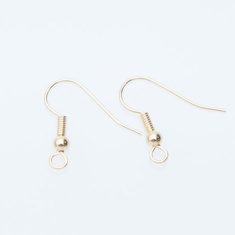 FI54-GP: Ear Wire French Style Gold 25 Pairs