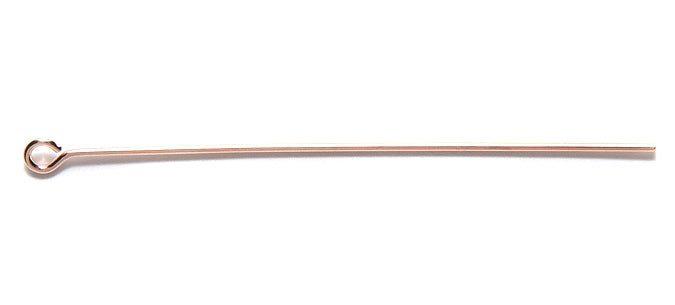 FI63-2RG: Eye Pin Rose Gold PLT 2IN - 25PPK