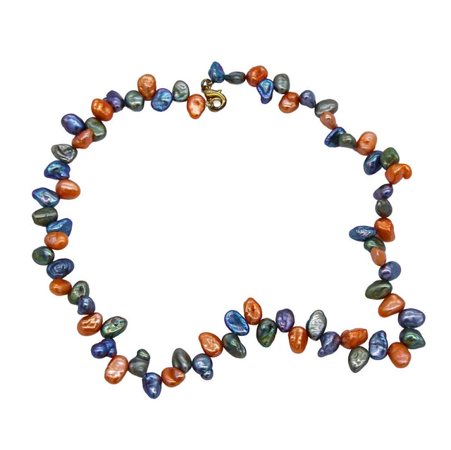FPN1995-09: King of Atlantis 15" Multi Strand Necklace W/ Clasp