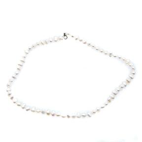 FPN2695-1: Pearl Necklace Flat Back 18-20 Inch