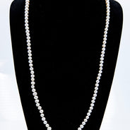 FPN3495-1: Pearl Necklace Potato 32-34" No Clasp
