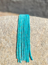 6ST413-A: Turquoise Round 6mm "A" Grade 15-16 Inch Strand
