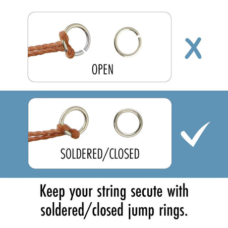JRS06SP: Soldered Jump Ring 6mm SPL 19GA 144PC