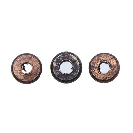ME917-AC: ME Disc 2mm Hole Brass Antique Copper 6mm-144PC