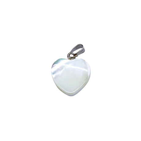 MP423: Mother Of Pearl Heart Charm 15mm