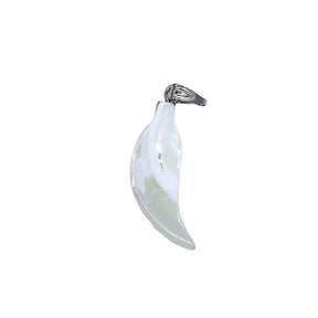 MP466: MOP Feather Charm 8x27mm - 1EA