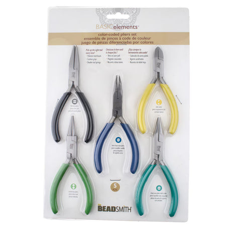 MS150-5: 5 Piece Economy Plier Set Cushion Grips