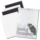 MS620-BWX4: Beading Foundation Black/White Mix 4.25x5.5 4PC