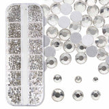 RH525-212FX: China FlatBack Rhinestone Mix Crystal 1500PPK