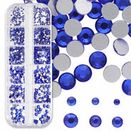 RH525-274FX: China FlatBack Rhinestone Mix Sapphire 1500PPK