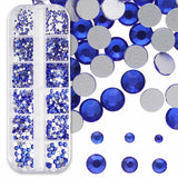 RH525-274FX: China FlatBack Rhinestone Mix Sapphire 1500PPK