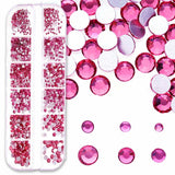 RH525-293FX: China FlatBack Rhinestone Mix Rose 1500PPK