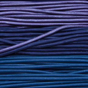 RLC00802-31: Round Lace Combo Purple/Navy/Teal 2mm 8yds