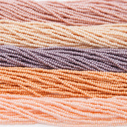 SB999-MX60: Czech Seed Bead Bundle Victorian Rose 11/0 6 colors