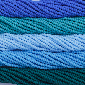 SB999-MX65: Czech Seed Bead Bundle Tide Pool 11/0 5 colors