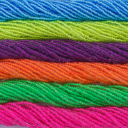 SB999-MX66: Czech Seed Bead Bundle Blacklight Rave 10/0 6 colors