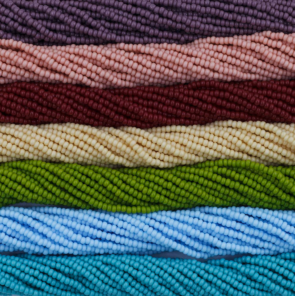 SB999-MX67: Czech Seed Bead Bundle Desert Bloom 11/0 7 colors