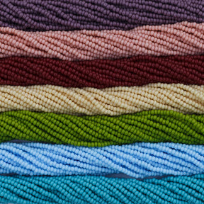 SB999-MX67: Czech Seed Bead Bundle Desert Bloom 11/0 7 colors