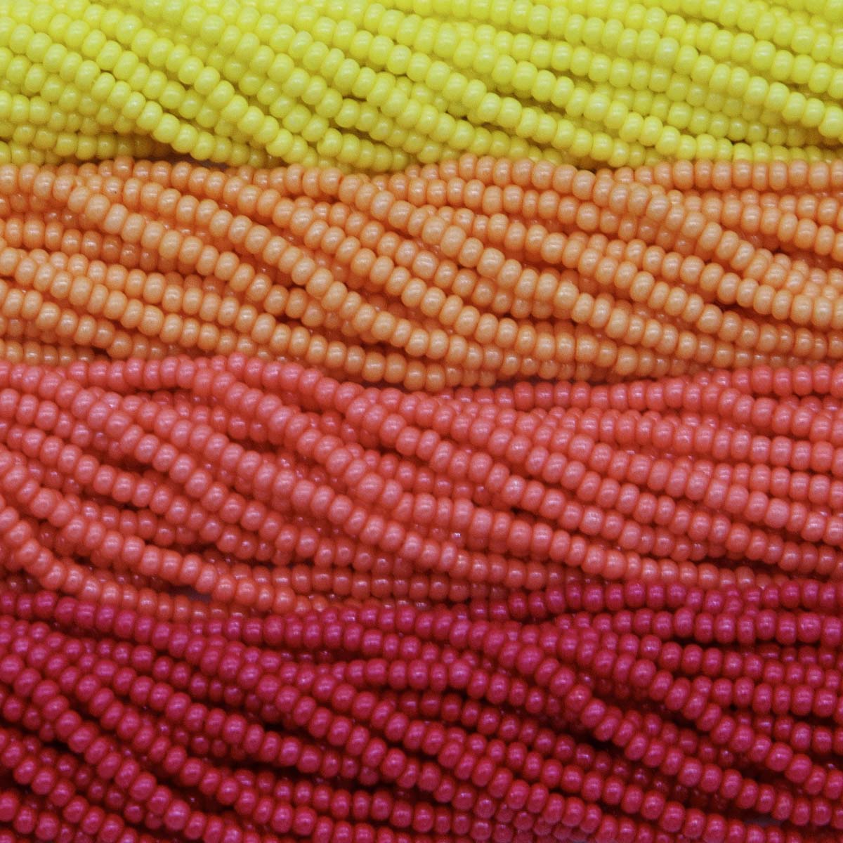 SB999-MX8: Seed Bead Bundle Tropical Sunset 11/0