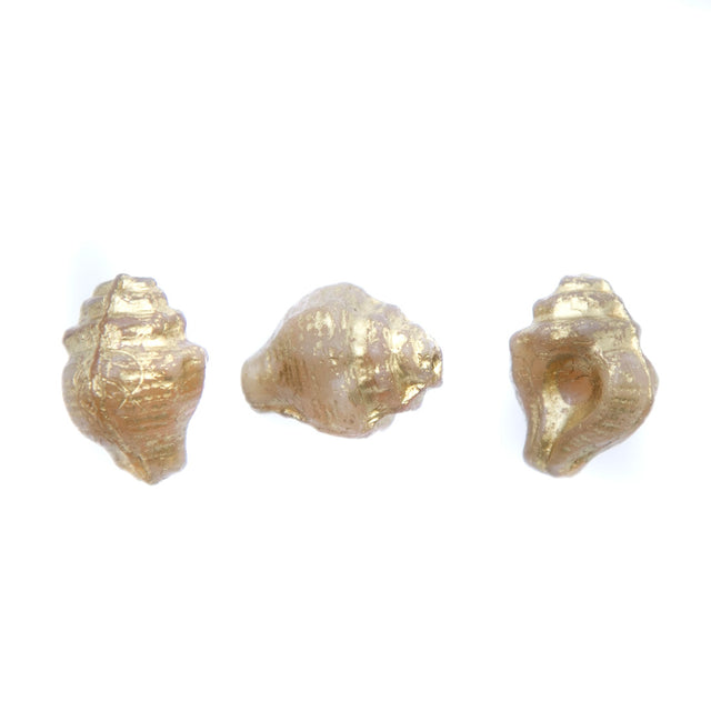 SH001: Czech Shell Bead 15x12mm