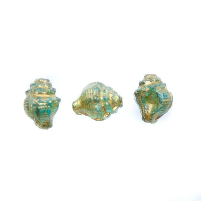 SH008: Czech Shell Bead 15x12mm