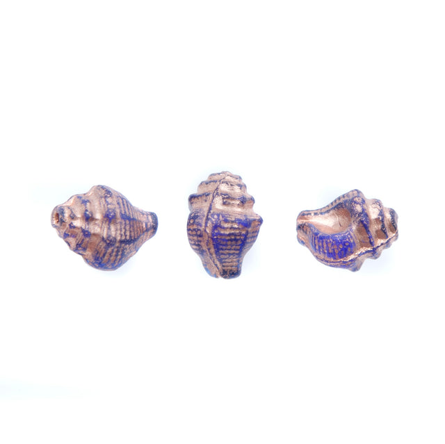 SH010: Czech Shell Bead 15x12mm
