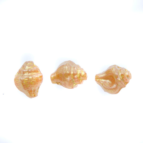 SH014: Czech Shell Bead 15x12mm