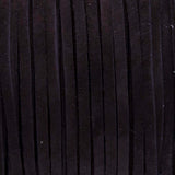 SOS25-2003: Suede Lace Card Chocolate 3mm 25yds