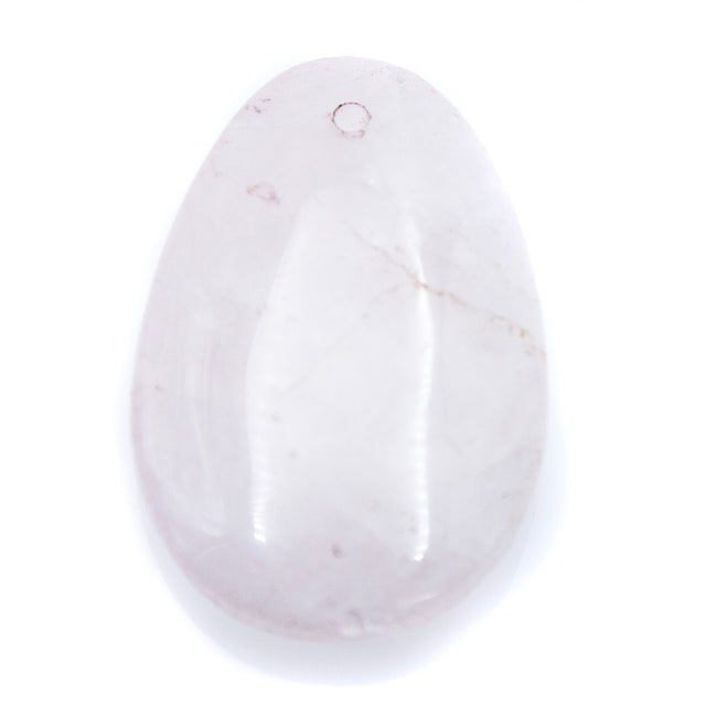 ST411-OV: Quartz Crystal Ovalish Freeform Pendant 2 inch