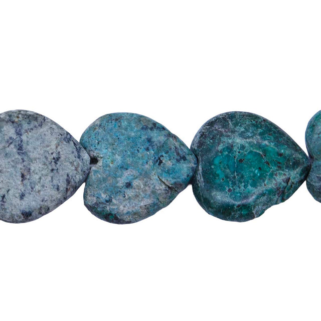 ST413-HT: 19mm Turquoise Hearts 15 Inch String
