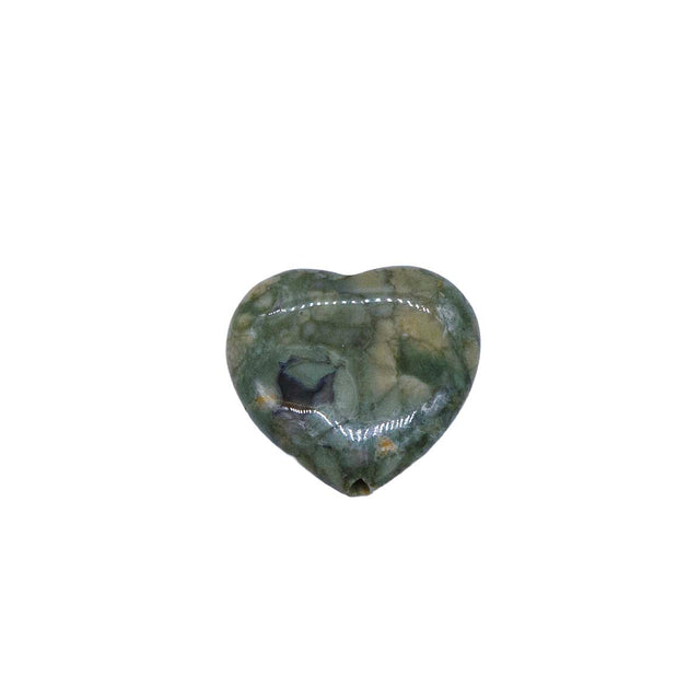 ST448-HT: Unakite Heart 16-18mm 1PC