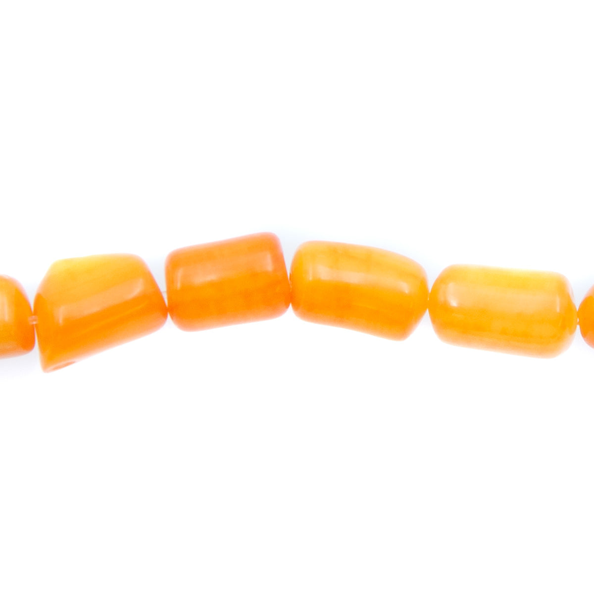 ST5605-239BULK: Orange Coral Tube Nuggets 20STRING