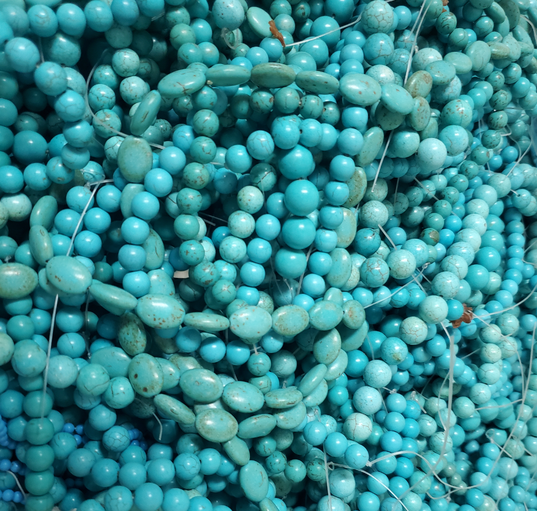 ST612-MX10: Turquoise Magnesite 10 Strand Bundle