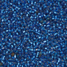SV100-100: Vintage Venetian Seed Bead Silverlined Blue 11/0 - 250 Grams