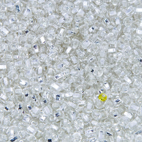 SV100-104: Vintage Venetian Seed Bead Silverlined Crystal 9/0 - 250 Grams