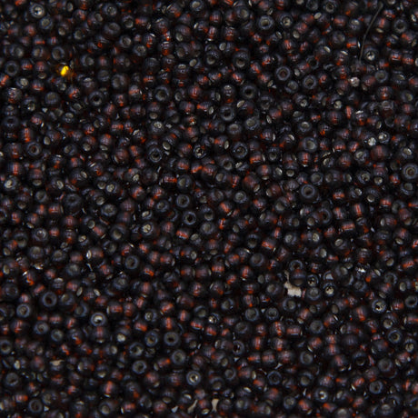 SV100-106: Vintage Venetian Seed Bead Silverlined Brown 11/0 - 250 Grams