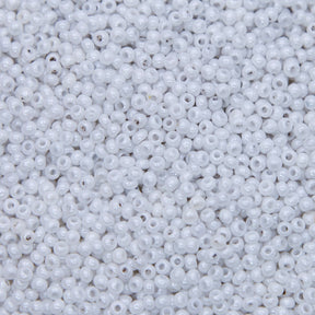 SV100-114: Vintage Venetian Seed Bead Opaque White Luster 11/0 - 250 Grams