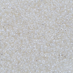 SV100-115: Vintage Venetian Seed Bead Trans Crystal Luster 11/0 - 250 Grams